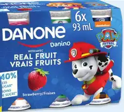 Walmart Danone Danino drinkable yogurt offer