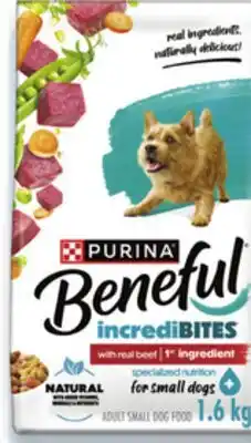 Walmart Beneful IncrediBites dry dog food 1.6 kg offer