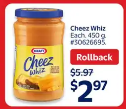Walmart Cheez Whiz offer