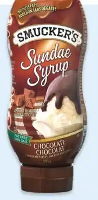 Walmart Smucker's Sundae Syrup offer