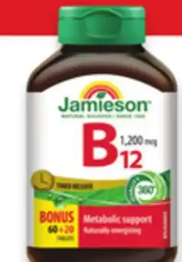 Walmart Jamieson vitamin B12 80s offer