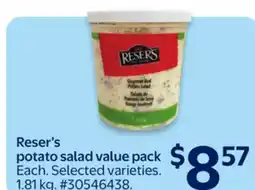 Walmart Reser's potato salad value pack offer