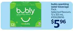 Walmart bubly sparkling water beverage offer