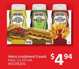 Walmart Heinz condiment 3-pack offer