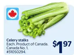 Walmart Celery stalks offer