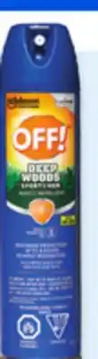 Walmart OFF! Deep Woods Sportsmen insect repellent offer