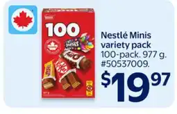 Walmart Nestlé Minis variety pack offer