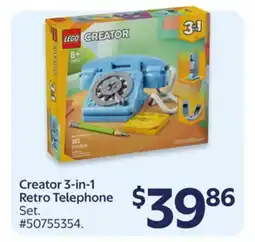 Walmart Creator 3-in-1 Retro Telephone offer