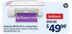 Walmart HP Deskjet 2842e all-in-one printer offer