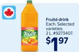 Walmart Fruité drink offer