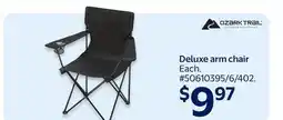 Walmart Deluxe arm chair offer