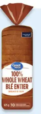 Walmart Great Value sliced bread offer