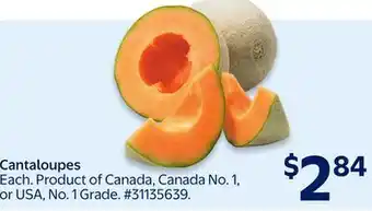 Walmart Cantaloupes offer