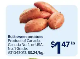 Walmart Bulk sweet potatoes offer