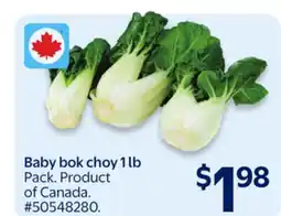 Walmart Baby bok choy 1 lb offer