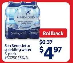 Walmart San Benedetto sparkling water offer