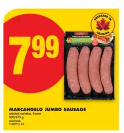 No Frills MARCANGELO JUMBO SAUSAGE, 500/675 g offer