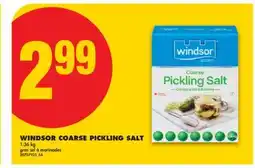 No Frills WINDSOR COARSE PICKLING SALT, 1.36 kg offer