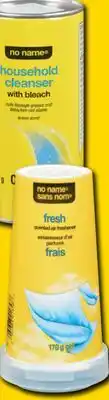 No Frills NO NAME GEL AIR FRESHENER 170 g or HOUSEHOLD CLEANSER, 400 g offer
