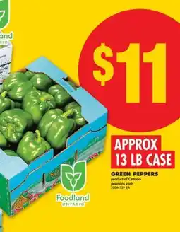 No Frills GREEN PEPPERS offer