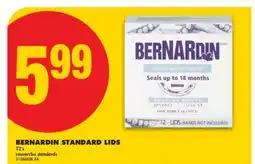 No Frills BERNARDIN STANDARD LIDS, 12' s offer
