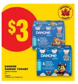No Frills DANONE DANINO YOGURT, 6' s offer