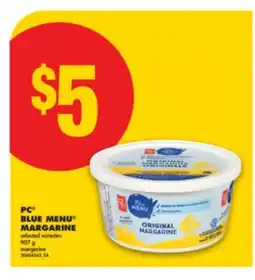 No Frills PC BLUE MENU MARGARINE, 907 g offer