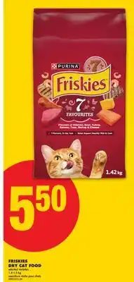 No Frills FRISKIES DRY CAT FOOD, 1.4-1.5 kg offer