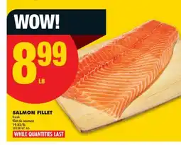 No Frills SALMON FILLET offer