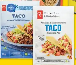 No Frills PC or PC BLUE MENU TACO SEASONING, 24 g offer