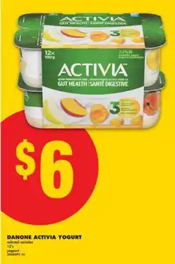 No Frills DANONE ACTIVIA YOGURT, 12'S offer