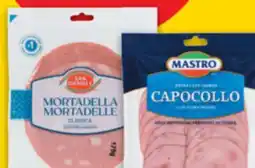 No Frills MASTRO CAPOCOLLO or PROSCIUTTO COTTO or ROSEMARY HAM, 125 g or SAN DANIELE MORTADELLA, 175 g offer