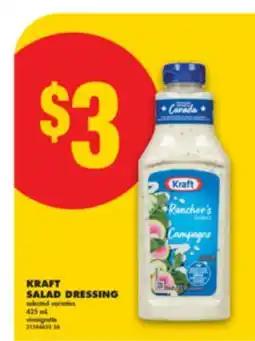 No Frills KRAFT SALAD DRESSING, 425 mL offer