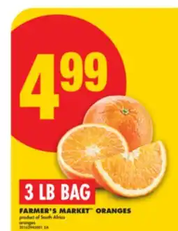 No Frills FARMER'S MARKET ORANGES, 3 LB BAG offer