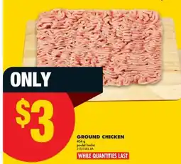No Frills GROUND CHICKEN, 454 g offer