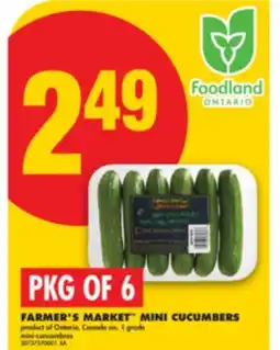 No Frills FARMER'S MARKET MINI CUCUMBERS offer