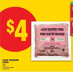 No Frills LEAN GROUND PORK, 450 G offer