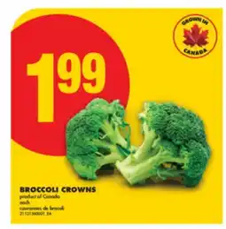 No Frills BROCCOLI CROWNS, EACH offer