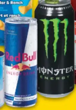 No Frills MONSTER, 473 mL or RED BULL, 250 mL ENERGY DRINKS offer