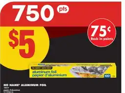 No Frills NO NAME ALUMINUM FOIL, 100 FT offer