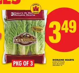 No Frills ROMAINE HEARTS, PKG OF 3 offer