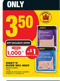 No Frills ZIGGY'S SLICED DELI MEAT, 175 G offer
