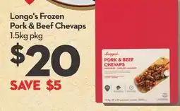 Longo's Longo's Frozen Pork & Beef Chevaps offer