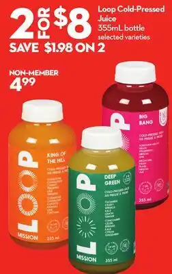 Longo's Loop Cold-Pressed Juice offer