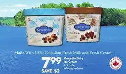 Longo's Kawartha Dairy Ice Cream offer