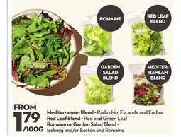 Longo's Red Leaf Garden Salad Blend offer