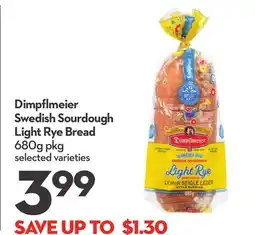 Longo's Swedish Sourdough Light Rye Bread offer