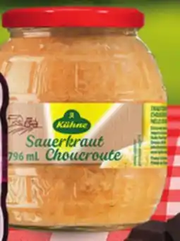 Longo's Kuhne Saurkraut offer