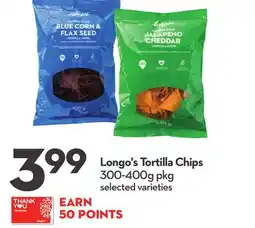 Longo's Tortilla Chips offer