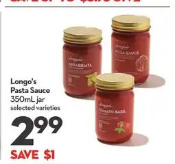 Longo's Longo's Pasta Sauce offer